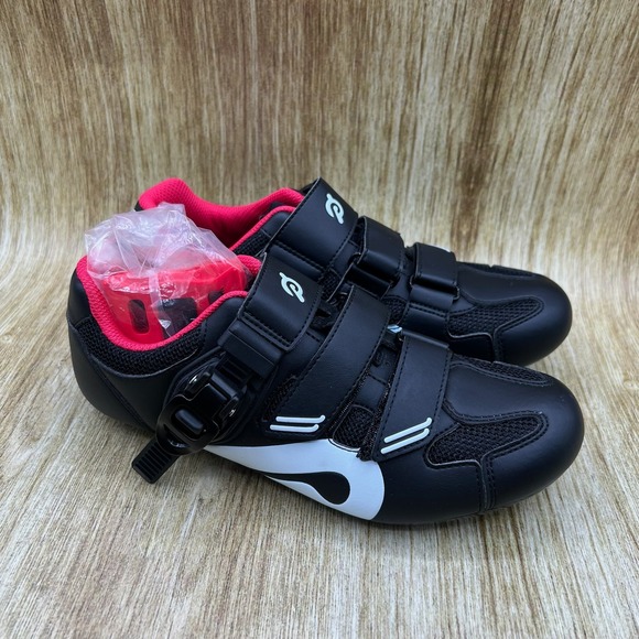 Peloton Shoes - Peloton Indoor Cycling Shoes Women's Size 7 EU 38 Black Red Spin Bike